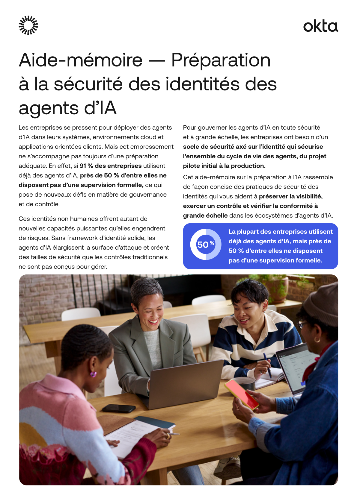 Aide-mémoire — Préparation à la sécurité des identités des agents d’IA