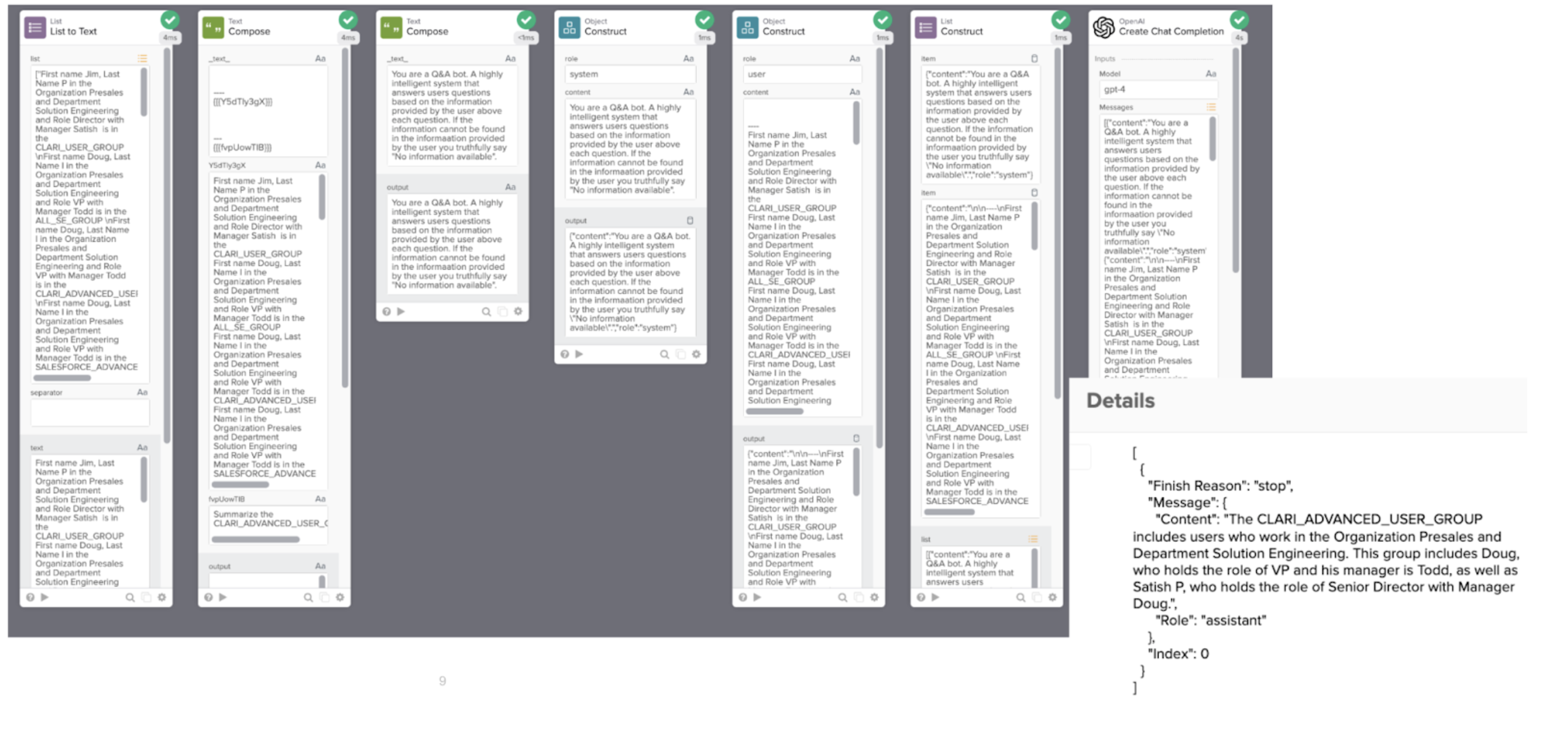 OpenAI Chat Completion API documentation
