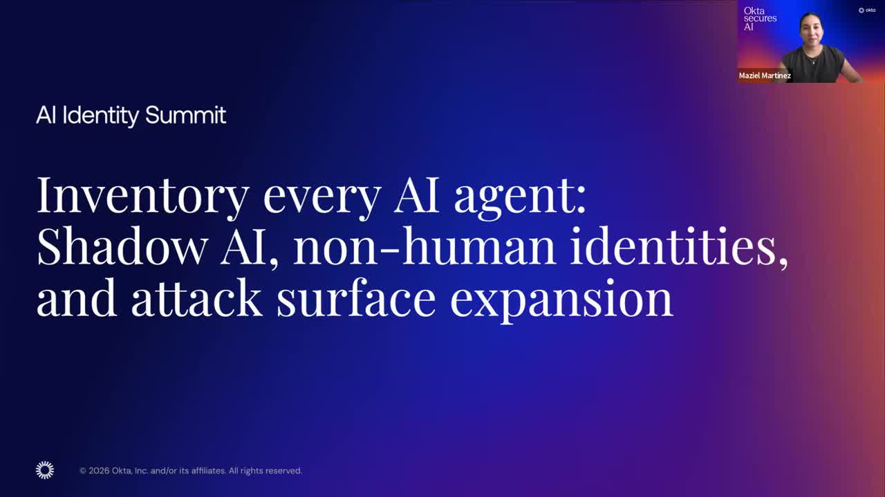 Inventory every AI agent: Shadow AI, non-human identities, and attack surface expansion
