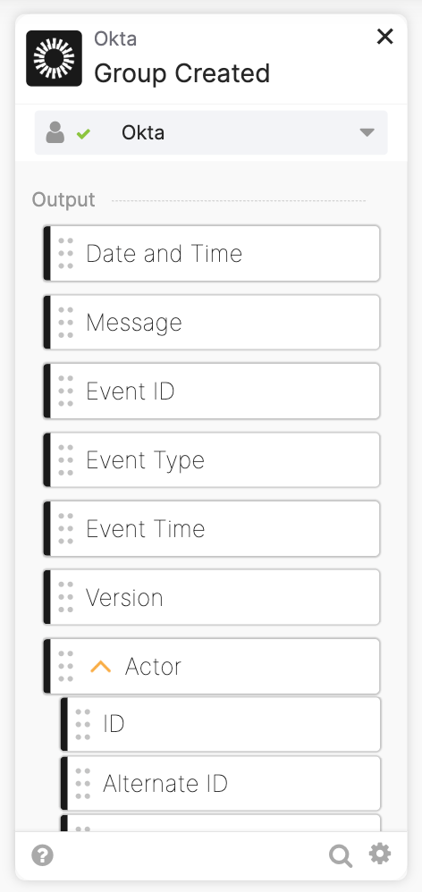 A screenshot of the Okta interface showing the 'Group Created' notification.