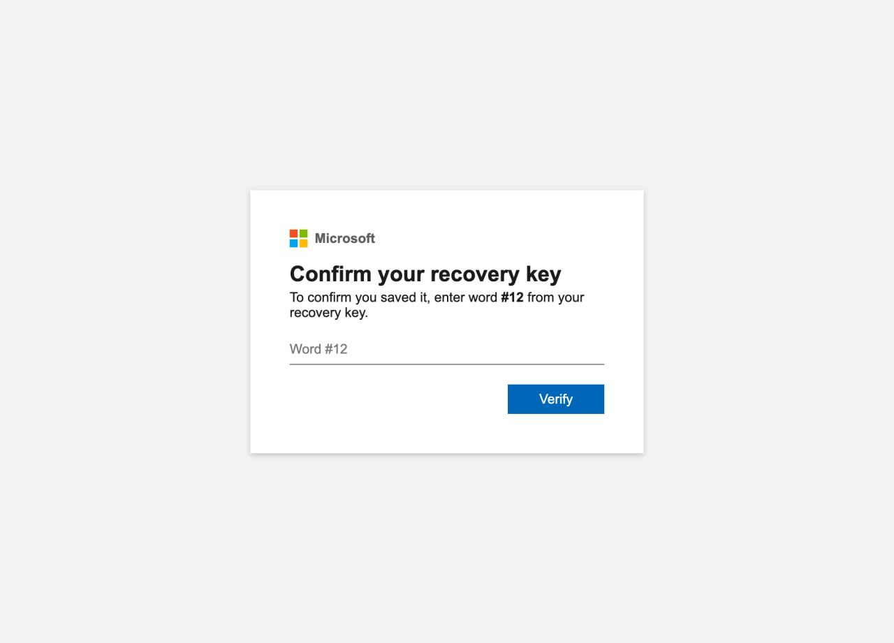 Figure 6. The optional O-UNC-066 passkey confirmation page, using code extracted from the phishing kit